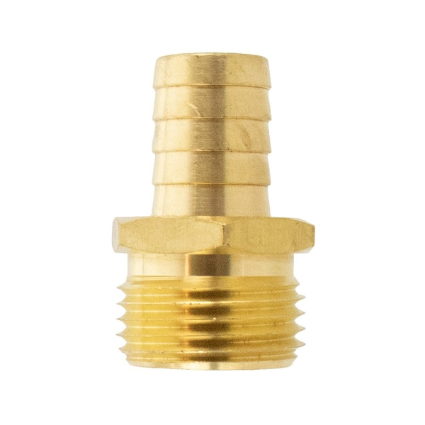 Brass Fitting  12 Inch NPTM X 34 Inch GH Male